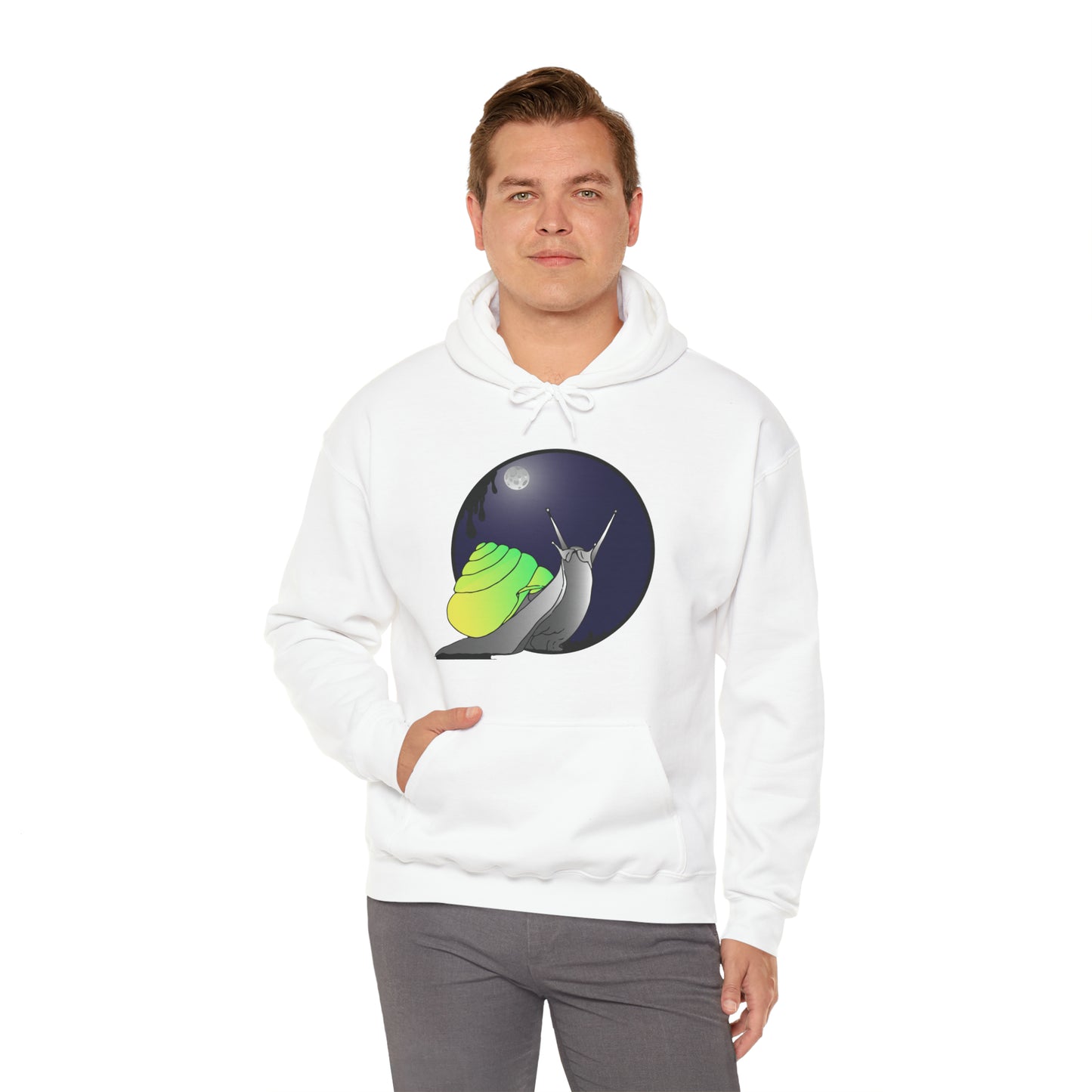 Super Full Moon Snail - Hooded Sweatshirt