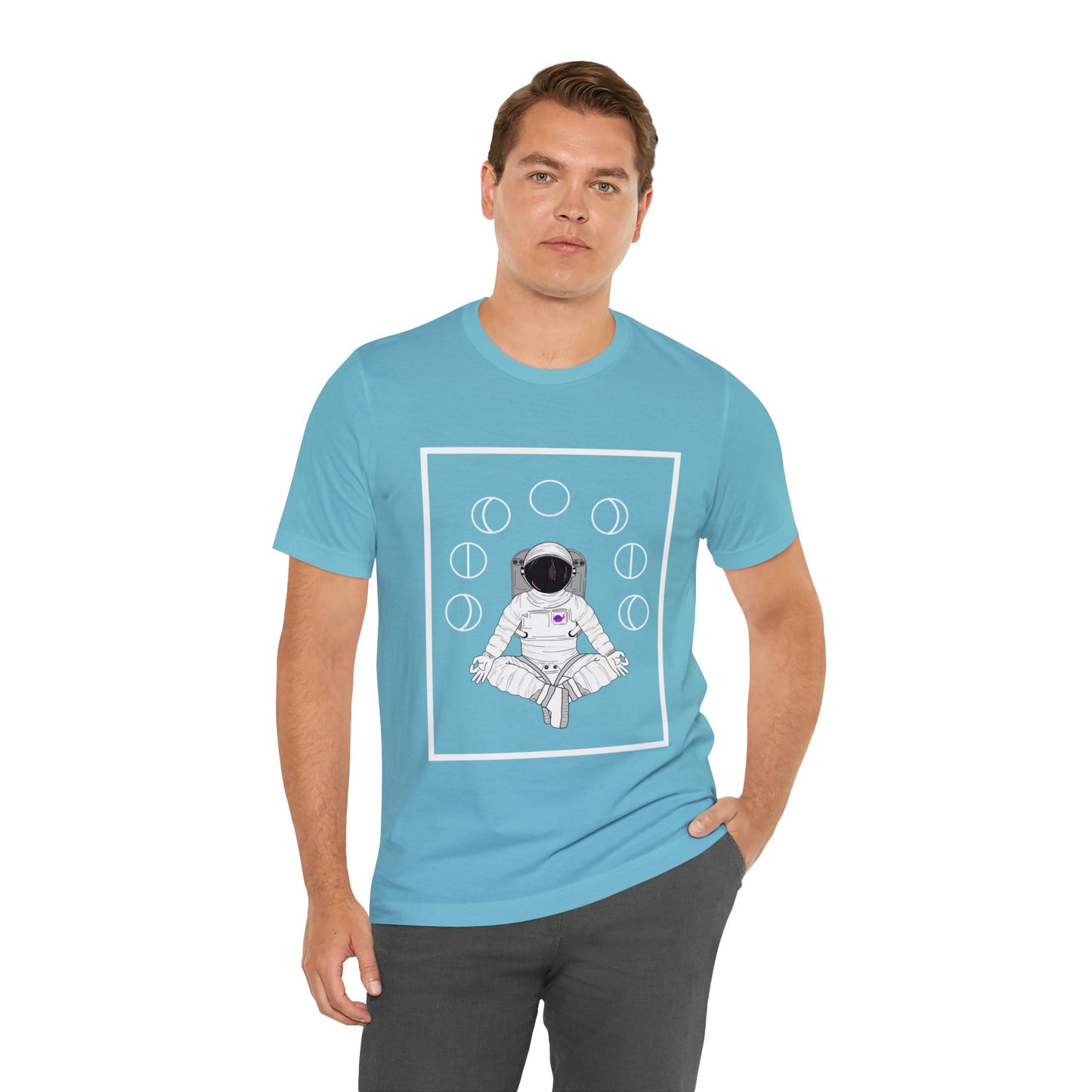 Divine Atlas Apparel Meditation Astronaut - Jersey Short Sleeve Tee