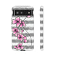 Pink Flowers - Stripes Phone Case