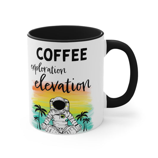 Summer Sunset Astronaut Coffee Mug
