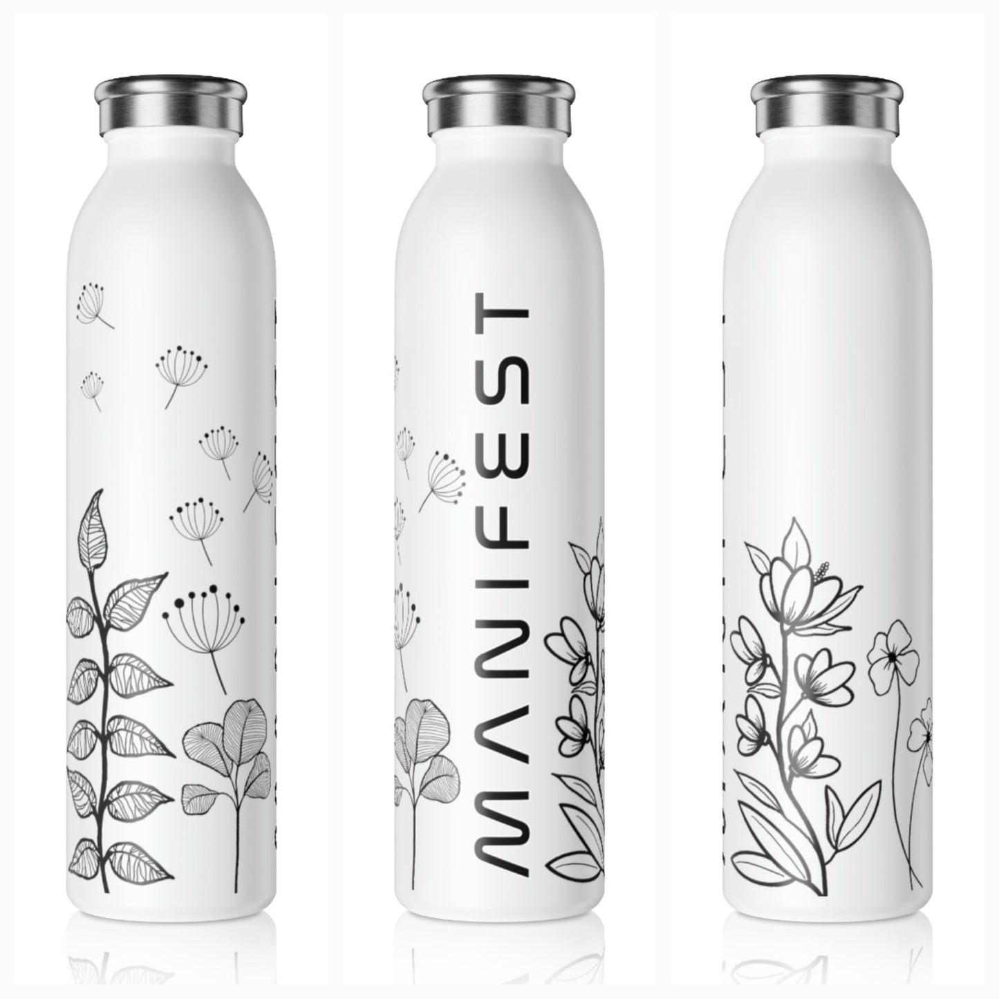 Manifest - Slim Water Bottle