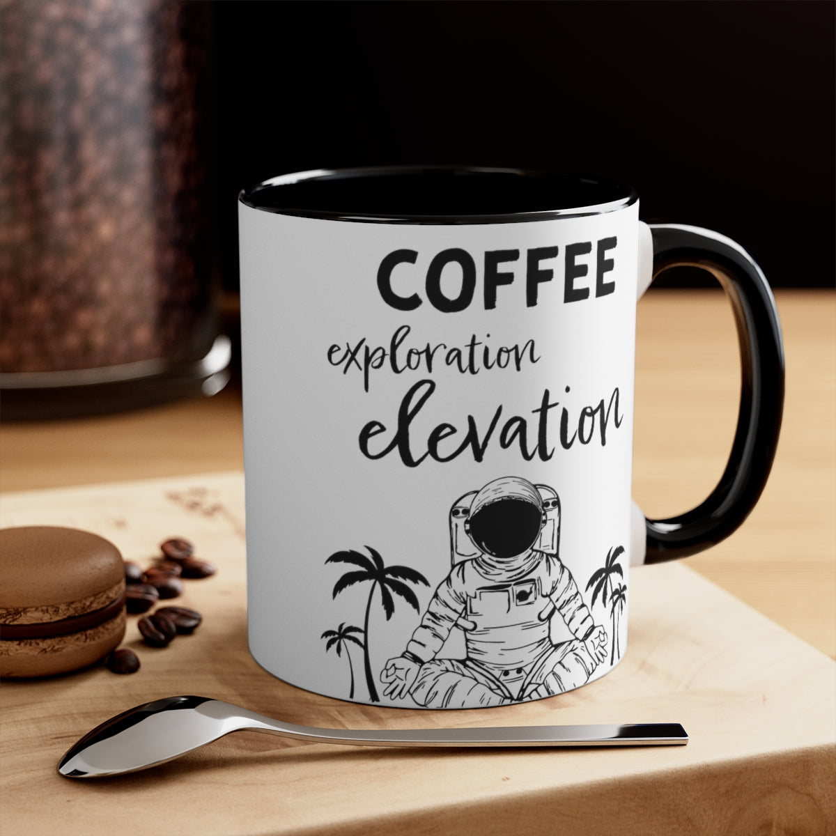 Meditating Astronaut Coffee Mug - 11oz Mug