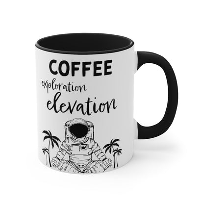 Meditating Astronaut Coffee Mug - 11oz Mug